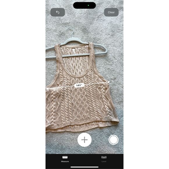 NWOT  Free people High Tide Cable Tank, XS $88 D15 - Picture 8 of 8